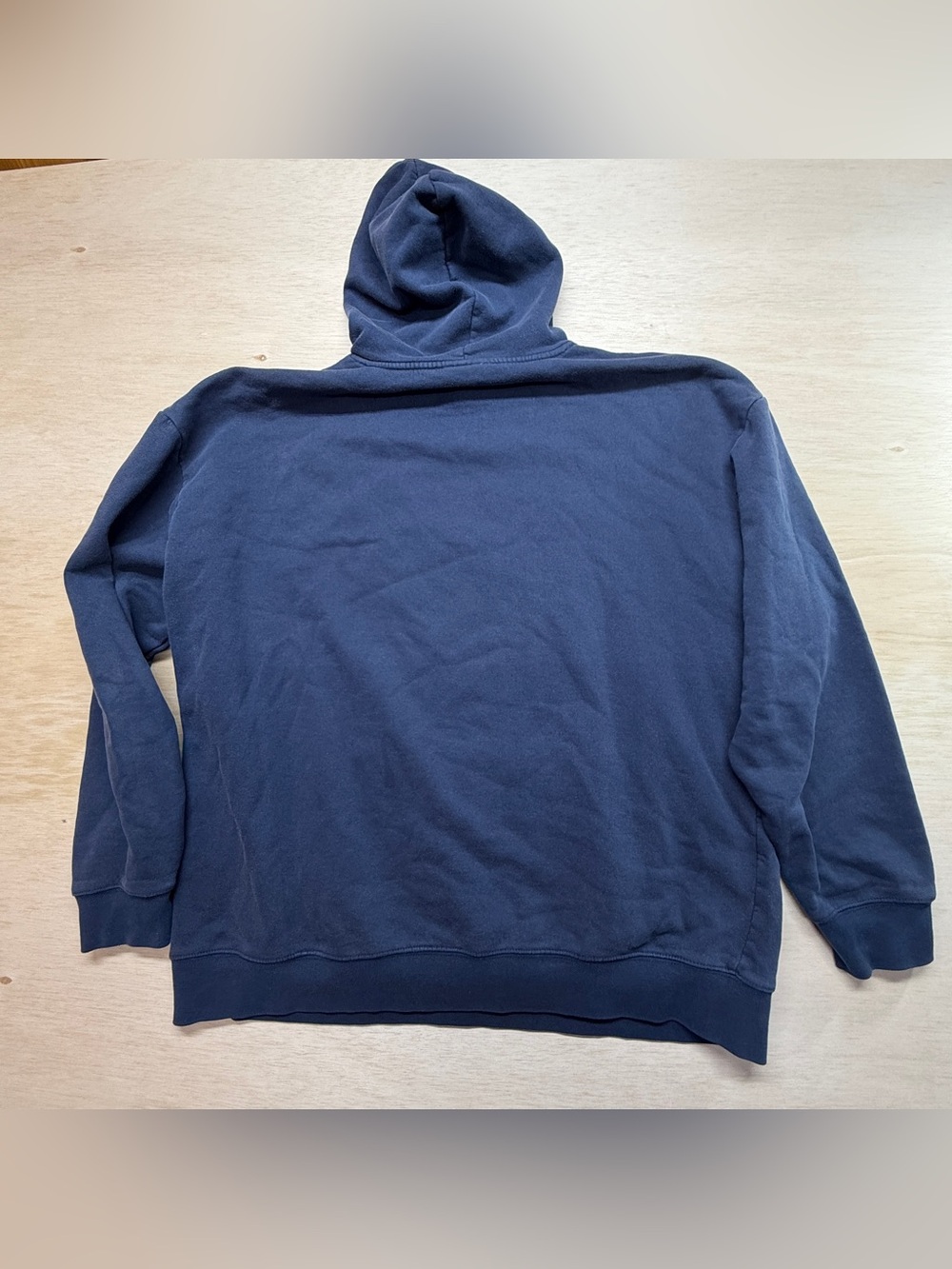 Vintage Adidas Notre Dame Fighting Irish Hoodie Men's XL Navy Blue Flaws Read - Picture 8 of 8